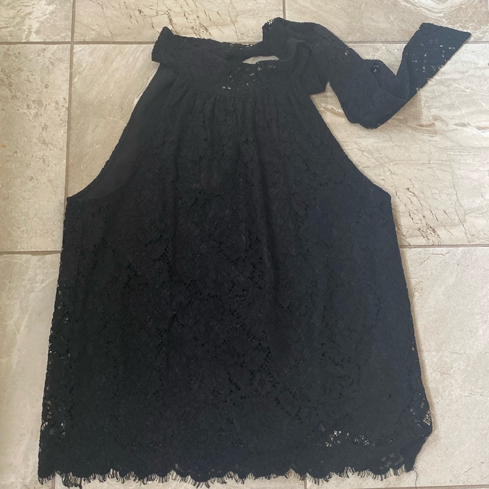 J. Crew lace halter top